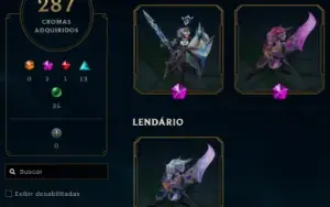 Conta de League of Legends à Venda – Ex Mestre, 533 Skins