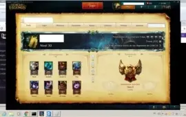 Conta LOL EX Platina 5 Atual Gold 5