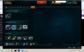 Conta LOL EX Platina 5 Atual Gold 5