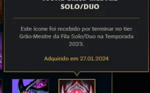 Conta Mestre Lol