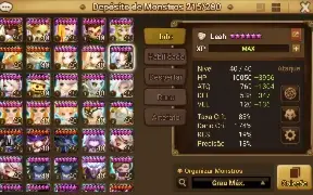 Conta +45 nat 5* muitas transmog e LDs 4*