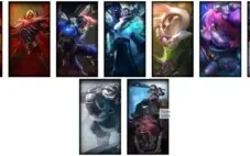 CONTA LEAGUE OF LEGENDS BR- 9 SKINS - 45 CHAMPS - UNRANKED