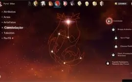 Conta Genshin Impact AR39 - Itto/Albedo/Diluc/Mona