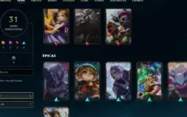 Conta League of Legends com boas skins