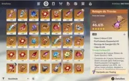 Conta Genshin - KEQING / KLEE / MONA / VENTI / JEAN (5 NAT5)