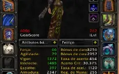 Warlock faerlina com 6k de gs e 30k de ouro na bag