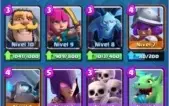 Conta de Clash Royale nvl 10 arena 12 com cartas tops