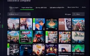 Conta Xbox com 26 jogos + 10 usando a Gold