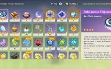 Conta AR 56 (Neuvillette, Zhongli , Nahida, Kazuha, Shogun e