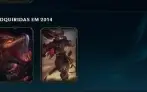 25 Skins - 20 Baus - Gold 2 - Peak Elo Esmeralda 3