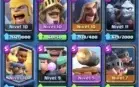 CONTA CLASH ROYALE NV 11 MESTRE 1 TODAS AS CARTAS