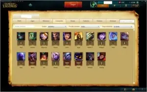 CONTA DE LEAGUE OF LEGENDS BRONZE V 18 Champs - 4 skins