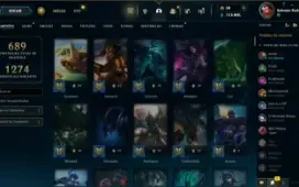 Conta LoL/Valorant; ativa desde 2013