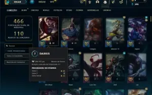 Prata 4 com 150 Champs e 135 Skins ( JG / MID / TOP )