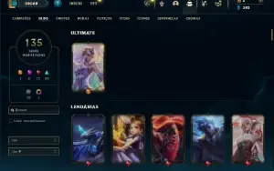 Prata 4 com 150 Champs e 135 Skins ( JG / MID / TOP )