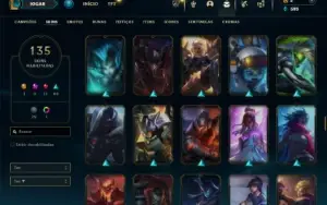 Prata 4 com 150 Champs e 135 Skins ( JG / MID / TOP )