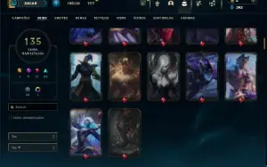 Prata 4 com 150 Champs e 135 Skins ( JG / MID / TOP )