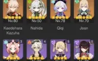 conta genshin AR 55 main xiao & klee
