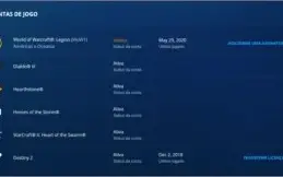 Conta Blizzard com 6 Jogos + R$14.50 na Carteira
