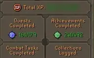 Conta OSRS Zerker 1.7b bank, infernal cape e Quiver