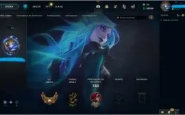 Conta League of Legends e Valorant.
