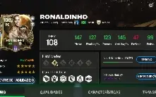 Conta EA FC 25  FiFA - Ronaldinho 108 vale$ 2,6 bilhões