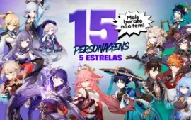GENSHIN IMPACT (Conta pessoal) - 15 Personagens 5 ⭐ - AR 60