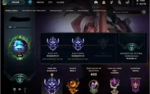 Vendo conta league of legends diamante 2
