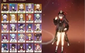 🔥 Hutao, Albedo, Kazuha,Qiqi, jean Ar48+espada celestial🔥