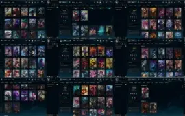 conta lol platina 1 - 108 skins - 1700 reais gastos