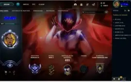 CONTA DIAMANTE 4 // 143 CHAMPIONS//  136 SKINS NV 211