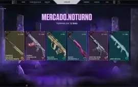 CONTA Valorant OURO - mercado noturno