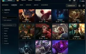 Conta League of Legends 110 campeões / Gold s8 / 77 skins