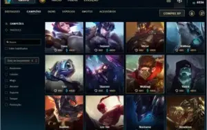 Conta League of Legends 110 campeões / Gold s8 / 77 skins