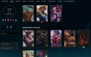 Conta Diamante 2 Lol League Of Legends Emote Mestre Mmr Bom