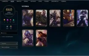 Conta lol 460 Skins Platina 3