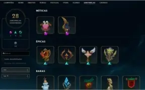 Conta lol 460 Skins Platina 3