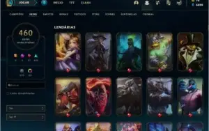 Conta lol 460 Skins Platina 3