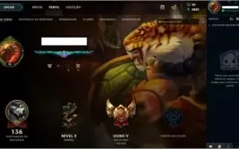 Conta de LoL, Gold V, lvl 35