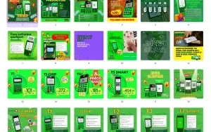 Pack Canva Máquina de Cartão - 40 Artes Editáveis