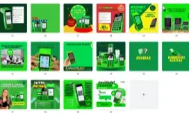 Pack Canva Máquina de Cartão - 40 Artes Editáveis