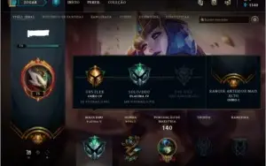 CONTA PLATINA 4 - 41 CAMPEÕES - 41 FRAGMENTOS DE SKINS