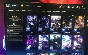 Conta de league of legends