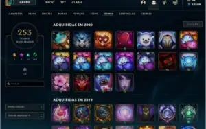 Conta Ouro 3 - 147 Skins e Todos Campeões