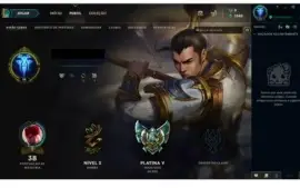 Conta LoL - Platina 3 - MMR SUPER ALTO - MMR PLAT 1-D5