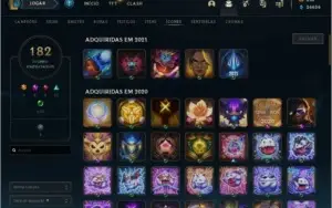 Conta lol GOLD 4 TODAS OS CHAMPS 520 SKINS NUNCA BANIDA