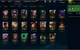 Conta League of Legends Unranked nivel 32, 6690 azuis,1544 L
