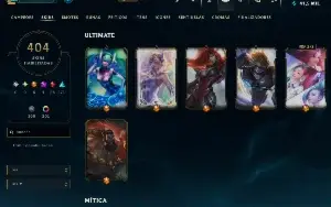 Conta de LoL de 2012 FULL champ LVL671