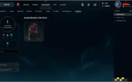 CONTA SMURF UNRANKED COM BASTANTE CHAMPS E ALGUMAS SKINS
