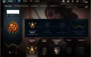 Conta ouro 3 com 32 champs e 3 skins